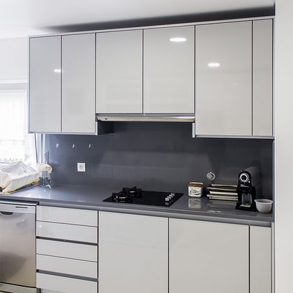 Backsplash em silestone