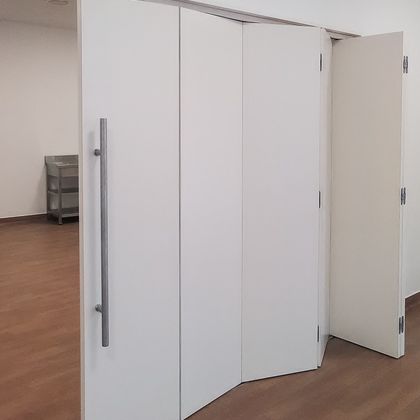 2/4  Vão de portas lacadas tipo fole